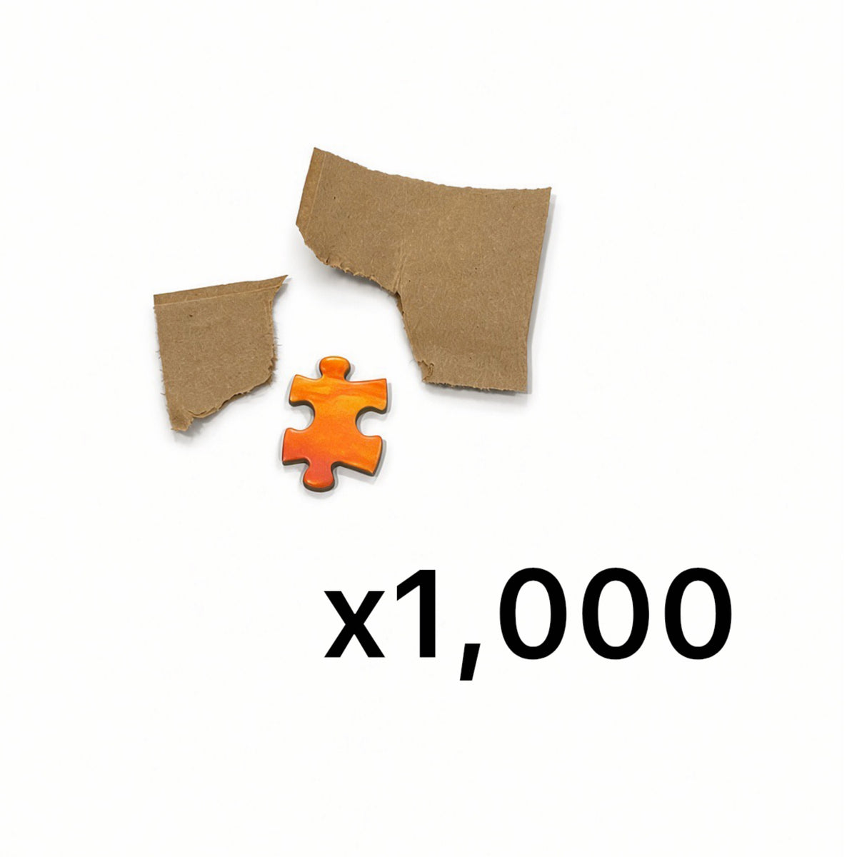 Individually Packaged Puzzle - 1,000 Pieces